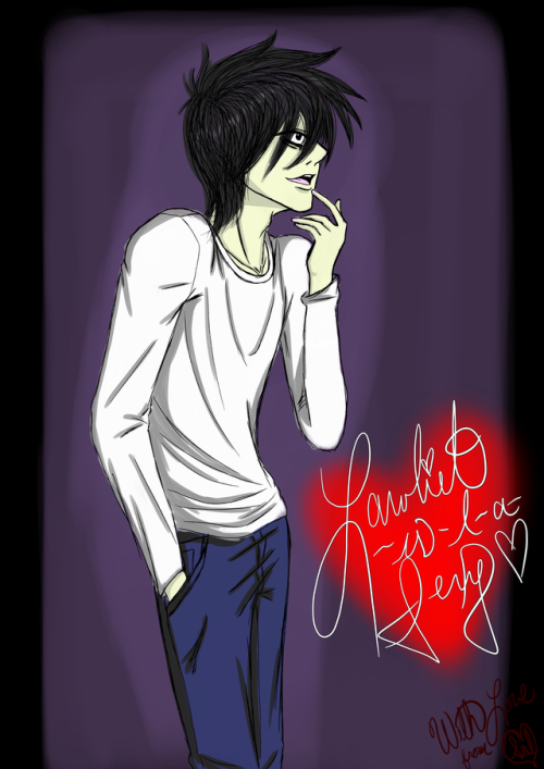 fivefootab-i-tch: lawliet-is-l-a-sexy: @fivefootab-i-tch drew me this for my birthdayShow them and a