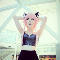 cosplayxox:  Lol I really love the brightness and angle of this pic. CREDIT TO PHOTOGRAPHER #cosplay #catears #catgirl #cosplayer #neko #nyan #nekogirl #yuno #yandere #yunogasai #mirainikki #manga #ax #ax14 #anime #animeexpo #animeexpo2014 #futurediary