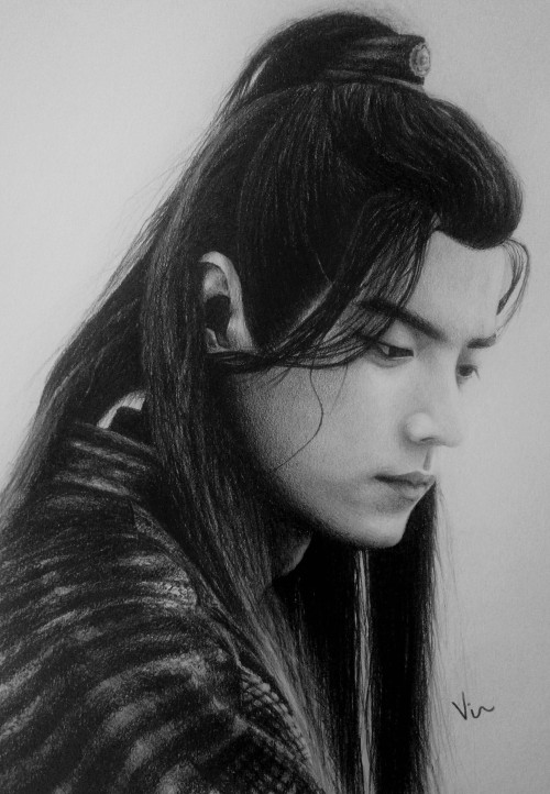 Pencil Drawing Of Wei Wuxian II