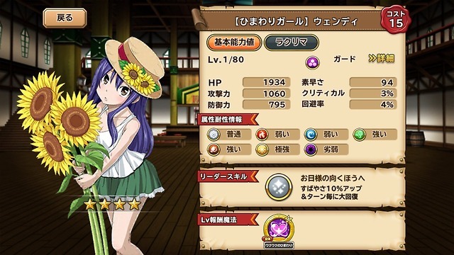 Fairy Tail Gkmh Database ひまわりガール ウェンディ Sunflower Girl Wendy お日様の向くほうへ