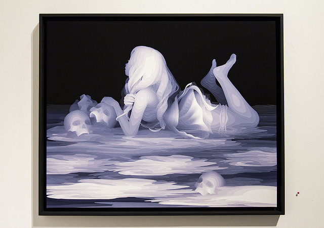 hifructosemag:  Using countless transparent layers of gouache, Japanese artist Kazuki