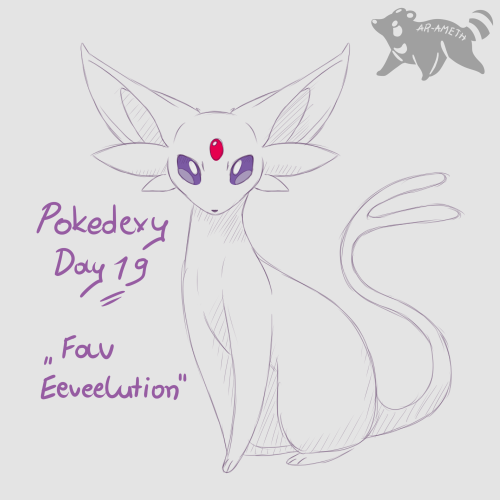 #POKEDDEXY Day 19: Favorite EeveelutionEspeon