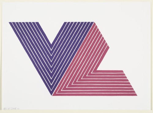 Ifafa I from the V Series, Frank Stella, 1968, MoMA: Drawings and PrintsJohn B. Turner FundSize: com