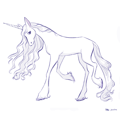 bevsi:The Last Unicorn designs for fun 