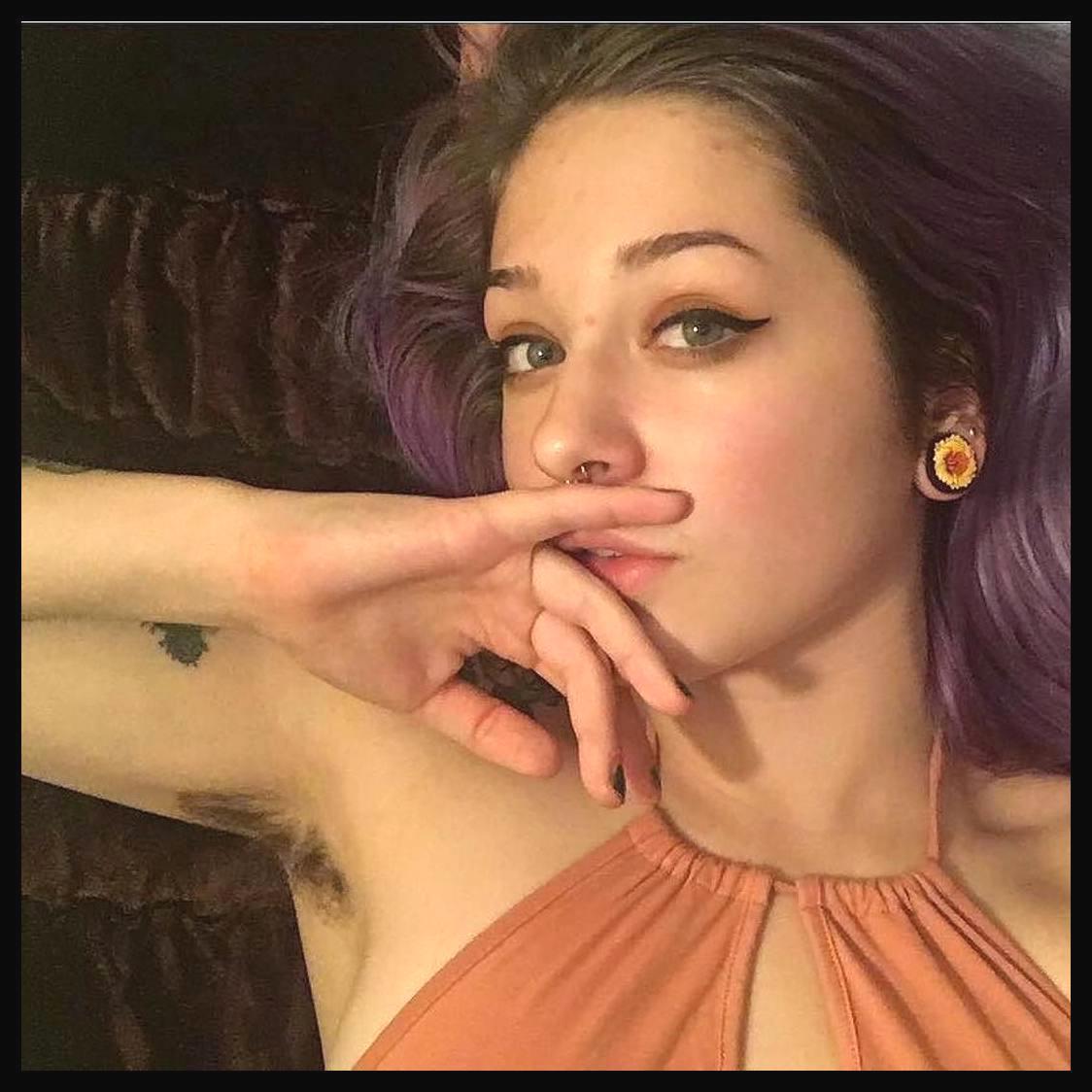 mastermind1967: Both, her green eyes and her hairy armpits are REALLY B E A U T I