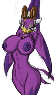 Such a sexy purple bird~Art by ShinysteelColours