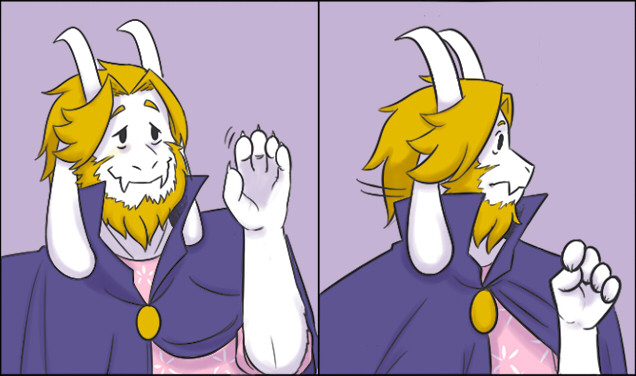 noire73:  Silly Asgore  I have been trying to finish this one for WEEKS. I don’t