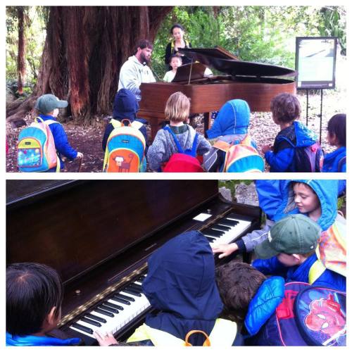 Our campers watched a #FlowerPiano_SFBG performance, then put on a show of their own! #sfbotanicalga