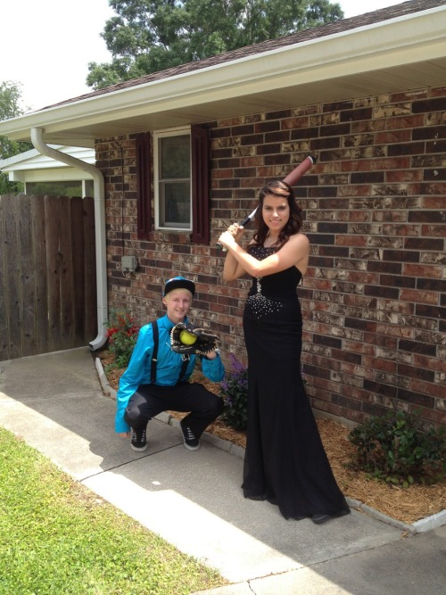 Softball life forever. Prom pictures