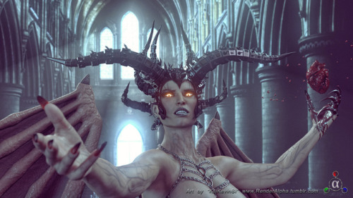 My version of Andariel from “Diablo 2″ game. Render using...