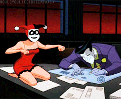 wouldyouliketoseemymask:“You’re wrong! My puddin’ does love me, he does!”