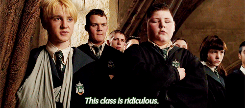 This scene really breaks my heart when you give it a second thought. All the other children in class seemed rather intriuged by the boggart except Draco. Why? He fears what the boggart will be, he fears that within a heartbeat everyone will know what...