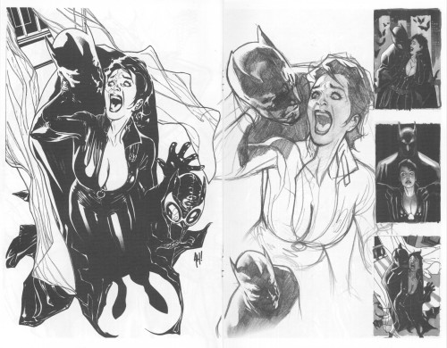 perpetual-loser:  Artwork from Adam Hughes’ adult photos