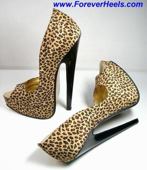 www.ForeverHeels.com Style BV_PUMPS_20, Ultra 20cm Heel Rounded Pointed Open Toe Extreme High H