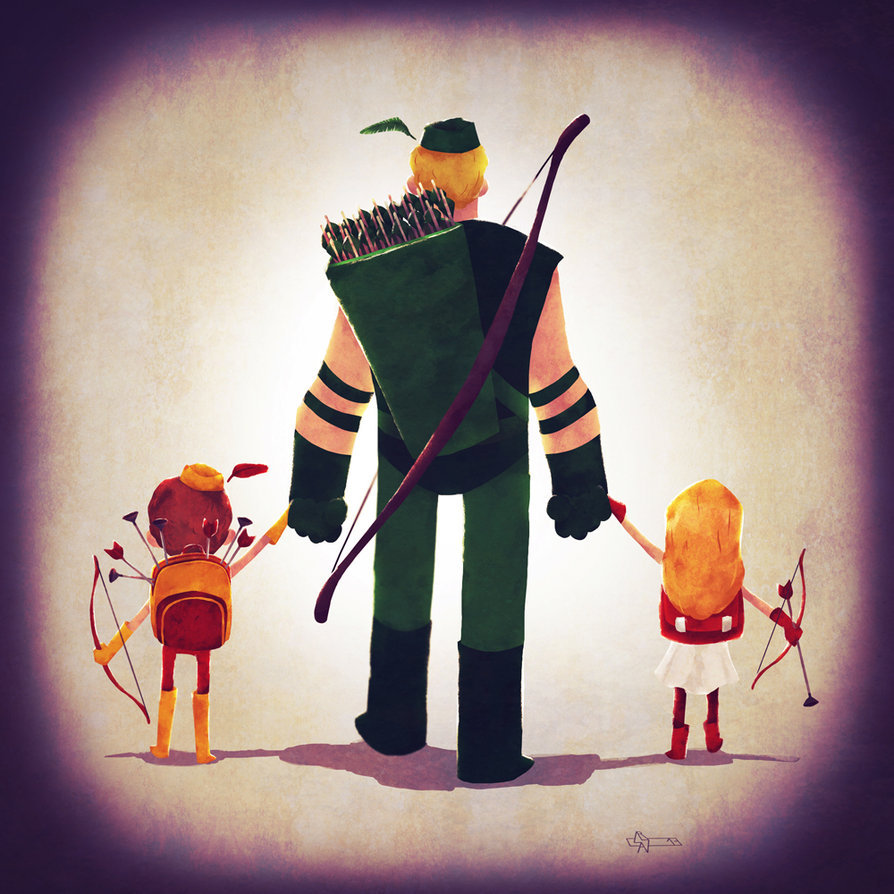 youngjusticer:  Poor GL lol… Justice Families, by Andry Shango. Which family would