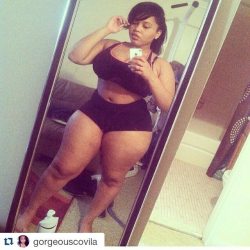 dolemite666:  kingryutv:  #Repost @gorgeouscovila with @repostapp  #GorgeousCovila #Thick #Thickness #ThickWomen #VolupuousVixens  🆓 Dat Body 🔓