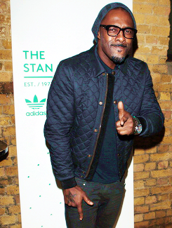 JAN 15 - Idris Elba attends the @adidasuk #stansmith popup shop launch event in London, England   