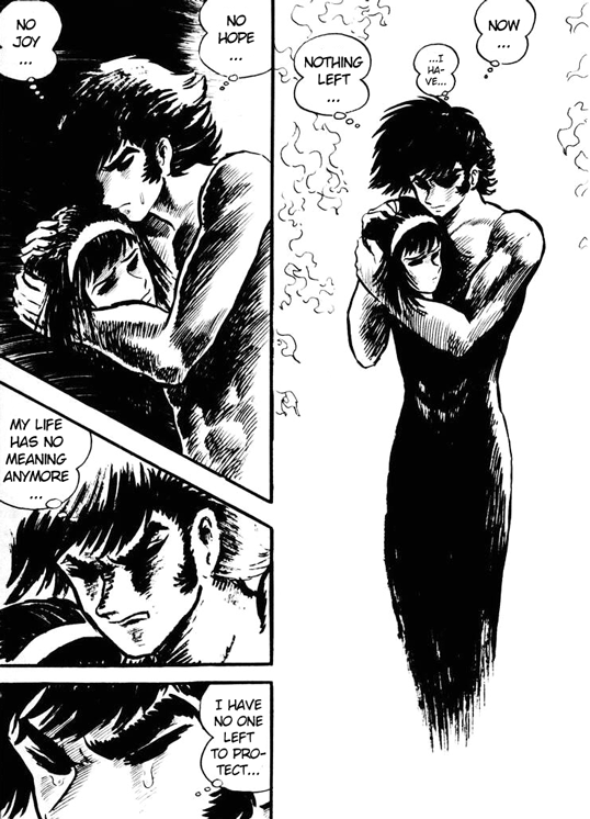   Favorite Moments in Manga: Akira Fudo carries Miki's head/declaring war on Satan.