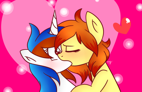 bernice-doodles:  Yes Safari, accept it. ♥ Them love birds~   X3 <3