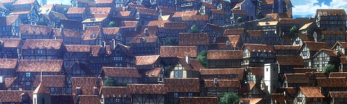shiroikyo:  Shingeki no Kyojin - scenery    Episode 1 | click here for more    