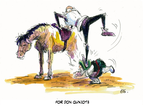 Don Quixote (2001)Concept art by Ed Gombert