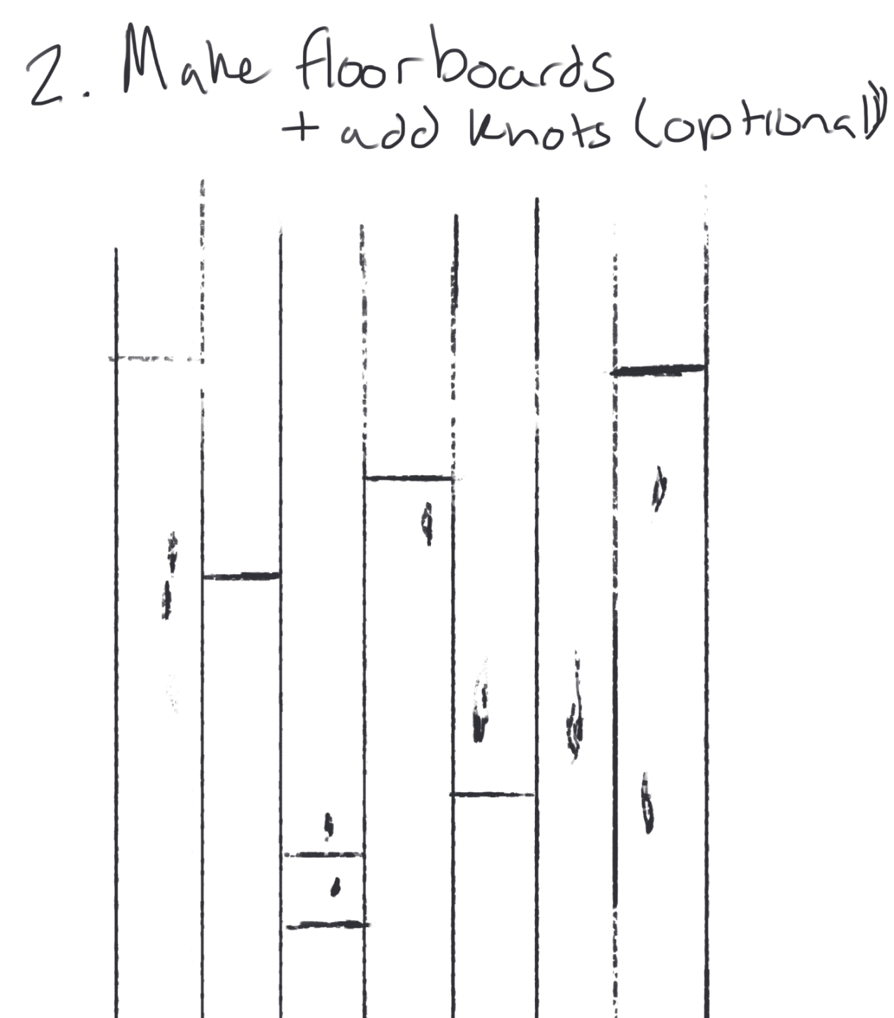 seiyoko:  a super quick tutorial on how I make wooden board textures. (sorry for
