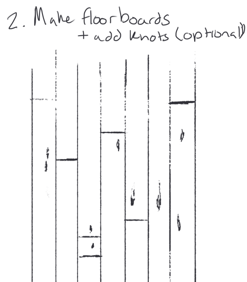 seiyoko:a super quick tutorial on how I make wooden board textures. (sorry for the handwriting)I lik