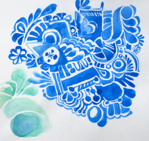 c2oh:  mindlessly draws patterns while i stream netflix movies