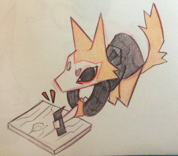 dusty-demon:  I decided to sketch some of my regular activities from the last couple