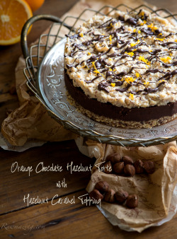 veganfoody:  Orange Chocolate Hazelnut Tort