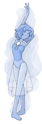 8bitwatermelon:  more Blue Pearl… seriously… I’m in love with her! &lt;3 for no reason other than her looks XD that sounds horrible.  I was messing around with my Photoshop brushes and wanted to “test” this one. Steven Universe © Rebecca Sugar