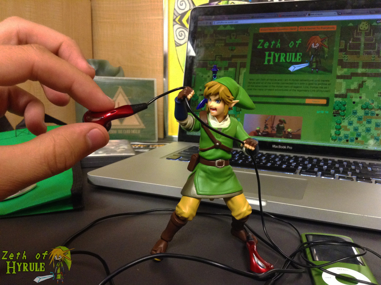 zethofhyrule:  He won’t let me listen to anything but Zelda Music. 