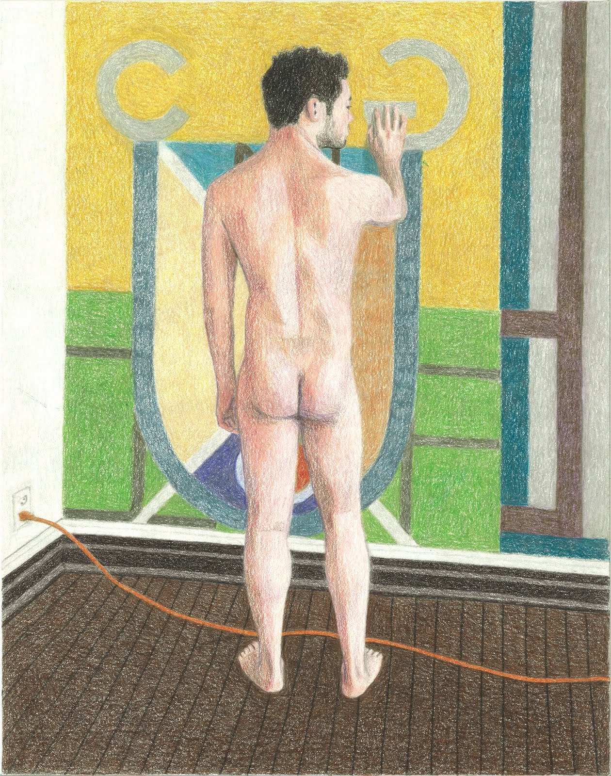 ultrawolvesunderthefullmoon:  Artwork by Elijah Burgher, Colored Pencils on Paper