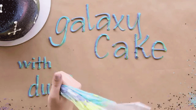 sizvideos:  How to make a galaxy cake - Full video 