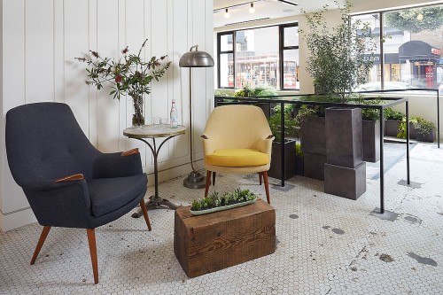 interiordesignmagazine: Raw textures and vintage furniture greet guests checking into Hotel G, a new
