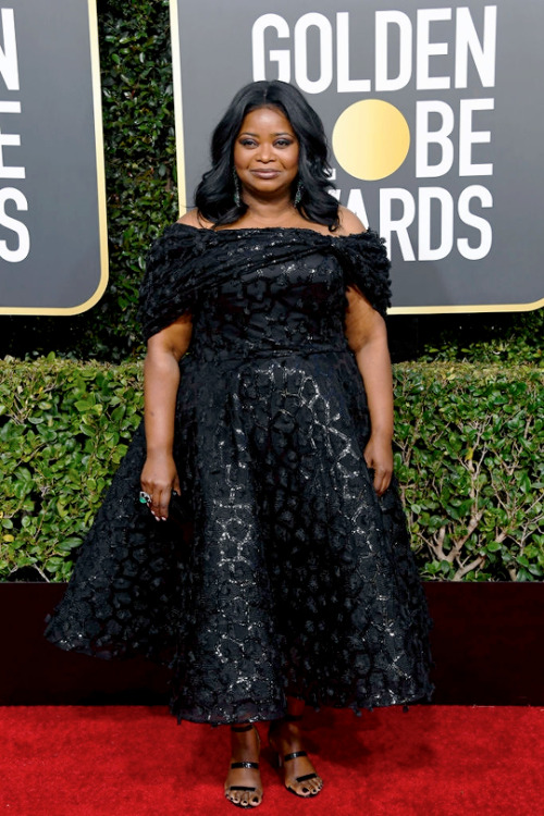 im-pikachu: Octavia Spencer attends the 76th Annual Golden Globe Awards