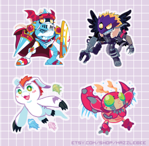 [Reblogs Appreciated! ❤ ❤ ] Hey guys! Preorders are up in my shop for some #Digimon acrylic charms! 