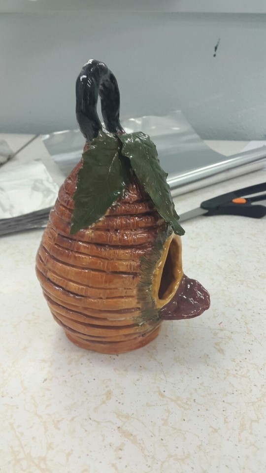 This Is My Mother's Day Gift. A Clay Bird House. Took Me A Week. 