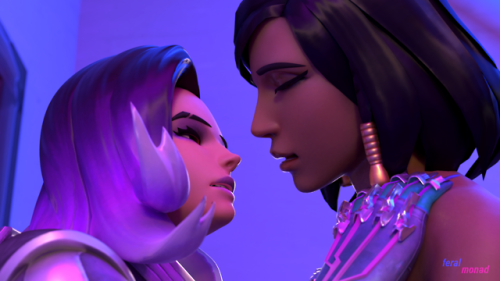 feralmonad: Tech Support (Part 2) Part 1 Sombra does her best to concentrate on her work. She tries to keep cool, even playful. But a shirtless Pharah this close is… a lot. Finished with the chestpiece, Sombra turns to ask for the helm. They look into