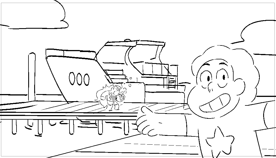 ghostdigits:  Here are some boards from act one of “Alone at Sea”. So much work