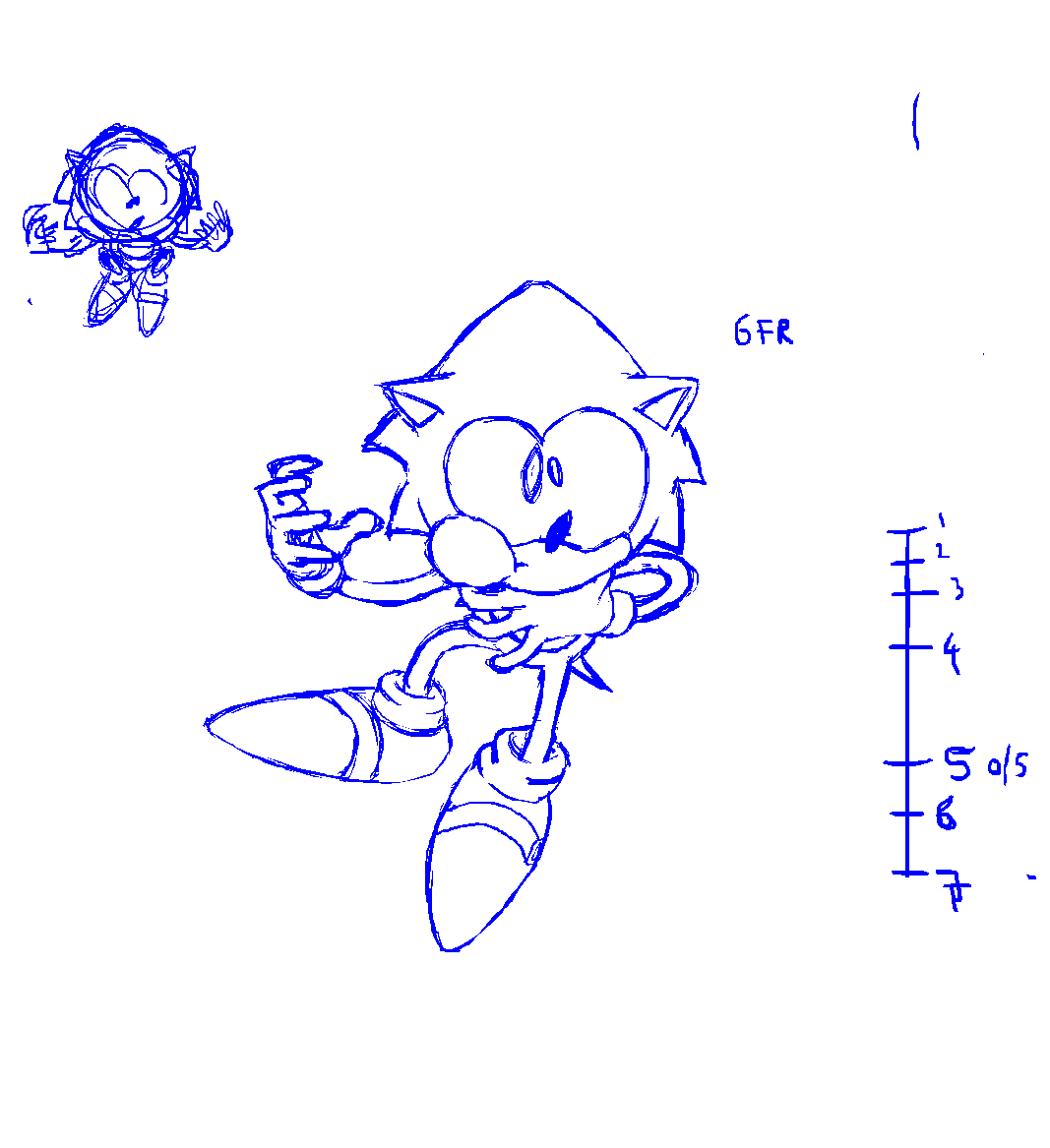 tricky-e:  Here’s some of the rough animation I’ve made for the SONIC 2 HD project;