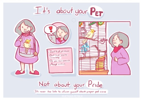 puethar-petblr: “It’s about your pet, not about your pride” Everyone makes mistake