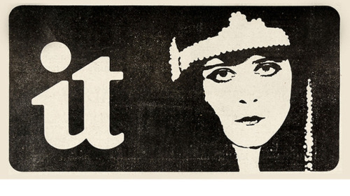 Magazine International Times, IT, 1966-71. Unkown artists. London. Via Nosbüsch StuckeIT was founded
