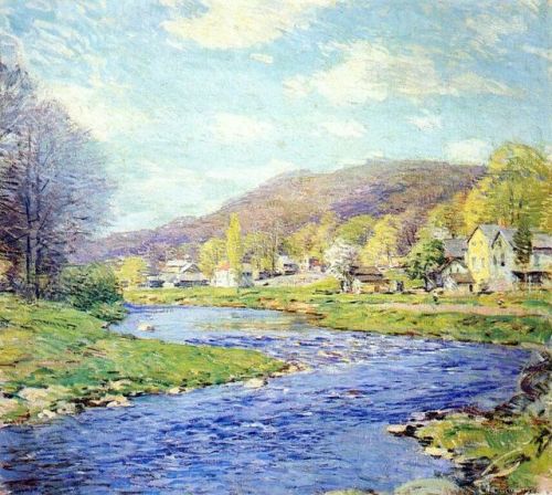 willard-metcalf - Brook in June, 1919, Willard Metcalf