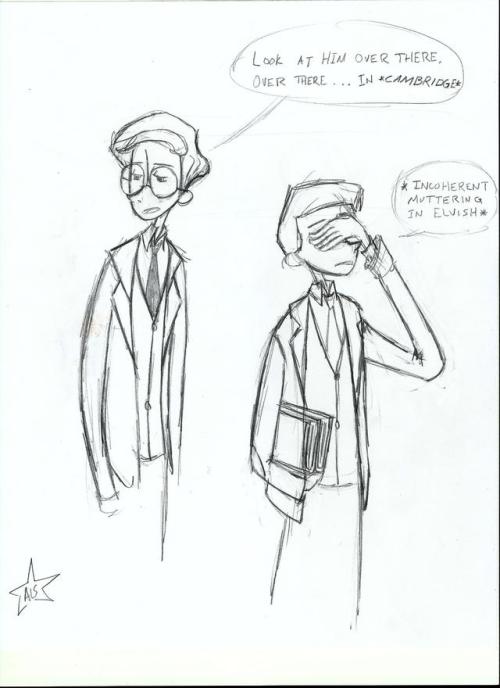hellodapperpepper:Charles being salty because Jack went to Cambridge.
