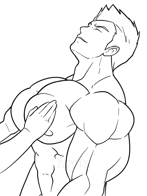 zephleitstalgav:  Imagine those are your hands touching the big meaty pecs of this