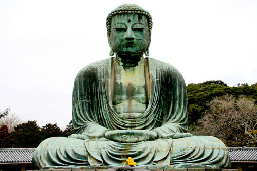 Daibutsu, the great Buddha of Kamakura, Japan