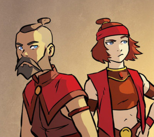 atlarcxadia:kkachi95:Sokka and Suki absolutely deserve more time with each other   I am a zukka slut but don’t you think for a second that I wouldn’t die for them 