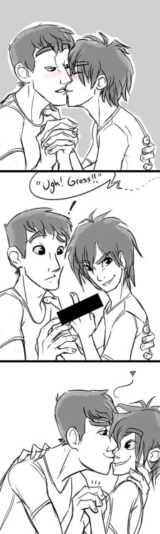 For Hidashi fans. Bit of a censor bar malfunction there. ;) Also Hiro is sixteen here because I’m a 