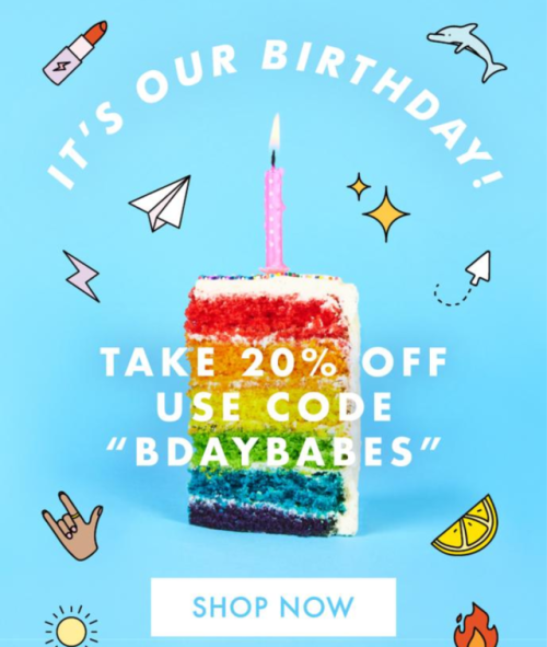 ♡ SALE ALERT ♡ Calling all confetti club members!! @skinnydiplondon are having a birthday party sale